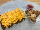 タコライスチーズ+鶏から3個 / Cheese Taco Rice + 3 Fried Chicken(やんばるタコライス 凛タコ)