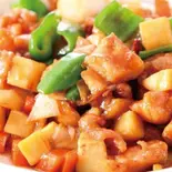 鶏肉と色々野菜の味噌味炒め（中国料理 東海園）