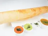 プレーンドーサPlain Dosa with Sambar ＆ Coconut Chutney（本格カレースターケバブ ビリヤニ ハラル専門店）