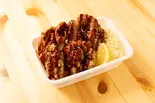 メガ盛りヤンニョムからあげ丼（デカ盛り弁当はるき北大前店）