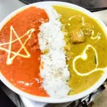 ダブルカレーライス/2 cury rice（【ドバイ5ッ星ホテル出身シェフの店】インドネパール料理ダイニングバー ジョティ）