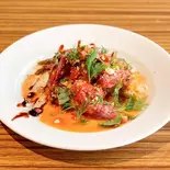 鶏と季節野菜のトマトハーブ煮込み（ロマンレコーズカフェ）