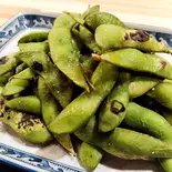 枝豆炙り（黒帯酒房）
