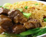 牛バラあんかけチャーハン（熊猫厨房）