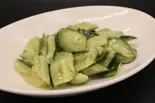 にんにくタレときゅうりの和え(銀座香菜チャイナGinzaShansaiChina)