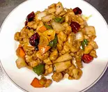 鶏肉のピリ辛酢炒め（興福楼）