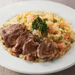 ピラフ＆牛サガリ焼肉（洋食屋 やまの）