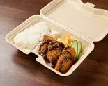 ひとくちカツ弁当（ニュー喫茶ぷらざ）