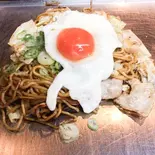 おすすめお好み (豚いか ねぎ 龍のたまご)（お好み焼きくる）