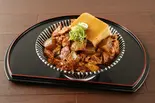 ガッツケ旨辛赤肉丼ギガ盛りGutske spicy red meat bowl Giga prime（大衆食堂 安べゑ 御徒町研修センター店）