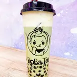 抹茶ケーキミルクティー(BoBaTea 稲毛店)