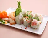 オリジナル生春巻き(2本)2 raw spring rolls(SAPANA赤坂見附店(アジアンダイニング&バー))