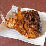 鯛のあら炊き（魚河岸のすし えびす 水道筋店）
