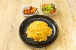 【人気No.2】オムちゃん特得Aセット(オムチャーハン+唐揚げ2ヶ+ミニサラダ)（元祖オムチャーハン専門店 オムちゃん食堂 都島LAB）