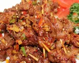 牛肉のクミン炒め【孜然牛肉】(中華料理 聚楽園)