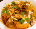 Moghlai Chicken Curry モグライチキンカレ 800円(ニルワナム 南インド料理レストラン 神谷町店 Nirvanam South Indian restaurant Kamiyacho branch)