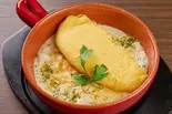 クリームドリアオム(チキン入)（下北沢たまごけん）