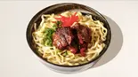 沖縄そば(こってり)（揚げ餃子専門店 PARIPARI 学芸大学本店）