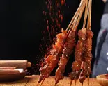 羊肉串(4本)羊肉の串焼き（四川料理 成都小吃）
