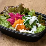 シーザードレッシングサラダ Caesar Dressing Salad(東京スパイス飯 チキンオーバーライス WHITE YELLOW 糀谷)