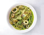 魚介のジェノベーゼ リングイネ Seafood Genovese Linguine(サンクスギビングデイ)