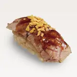 本まぐろ中とろガーリックステーキ（立食い寿司みさき 上野3153店）