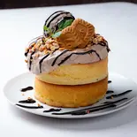 濃厚チョコレートホットケーキ（フライングスコッツマン秋葉原店）