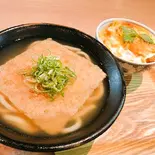 きつねうどん+ミニカツ丼セット（釜喜利うどん）
