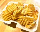 ♤ 格子形ラティスカットポテト Lサイズ (400g!!!)(フライドポテトのお店 ポタテトポテト)