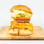 淡路島チーズバーガーダブル（淡路島バーガー高円寺店）