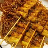 千张金针卷 エノキと干し豆腐巻きの串揚げ(玉松麻辣烫)
