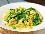 ニラと玉子炒め（常記）