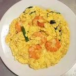 芝エビと玉子炒め（上海酒家 グルメチャイナ坊）