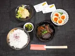 豚角煮・煮玉子定食（こだわりや隠れ家）