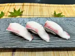 ヒラマサにぎり3貫 3 pieces of yellowtail nigiri（寿司・海鮮丼 がんこ 尼崎店）