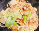 海鮮焼きそば(月島もんじゃ三九上野2号店)