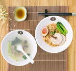 元祖自家製油まぜ麺とスタミナぶたまめスープ(中華料理8998)