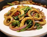 クミンのイカ炒め(易福菜館)