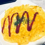 オムライスとポテトのセット（メンズバー帝）
