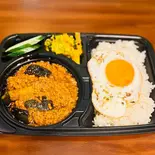 茄子とキーマカレーセット【 NASU ＆ KEEMA CURRY rice SET】（アジト 大宮店）