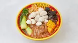 色々団子入りマーラータン Spicy Hot Pot with Assorted Dumplings 团子麻辣烫（好美味 麻辣湯 御徒町本店）