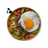 目玉焼きタコライス（Aloha Poke Tokyo 久我山 ヘルシースタイルポキ）