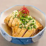 秘制葱姜鸡,オリジナル鶏葱生姜ソース和え,Signature Scallion Ginger Chicken（麻布十川）