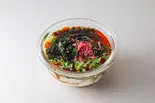 上海伝統豆腐花(醤油味)(ザーサイ、桜えび、パクチー、海苔、辣油入り)(上海焼き小籠包・中国点心・豆花・芋圓・エッグタルト尚点)