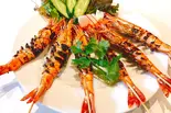 海老の塩串焼き(4本)/Tom nuong muoi ot（ベトナムリゾートレストラン ハノイマチ）