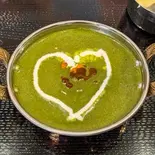 ほうれん草カレー Sag Curry（アジアン料理エバーグリーン）