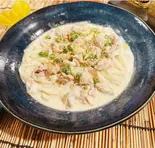 豚肉ゴマクリームきしめん(おばんざいときしめん鯱)