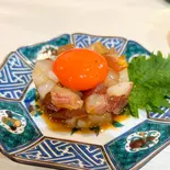 海鮮ユッケ（酒場此処に来れば）