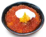 極上いくら丼温玉のせ（海鮮丼の駅前 心斎橋店）