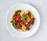 牛肉の黒胡椒炒め(園楽)